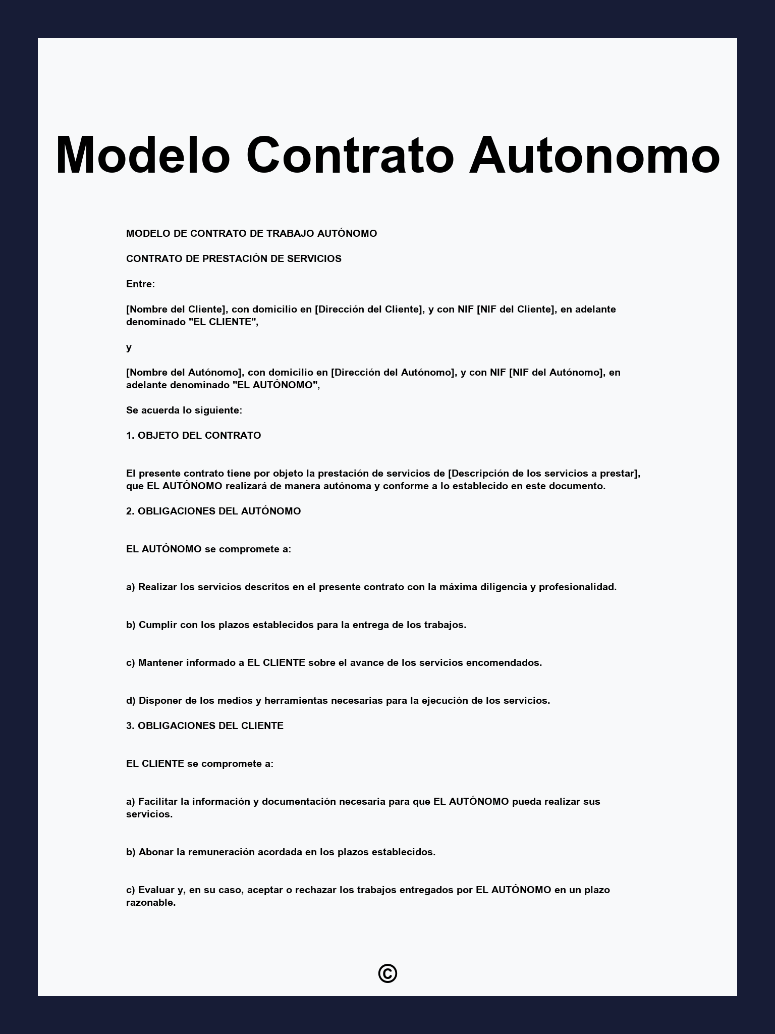 Modelo Contrato Autonomo