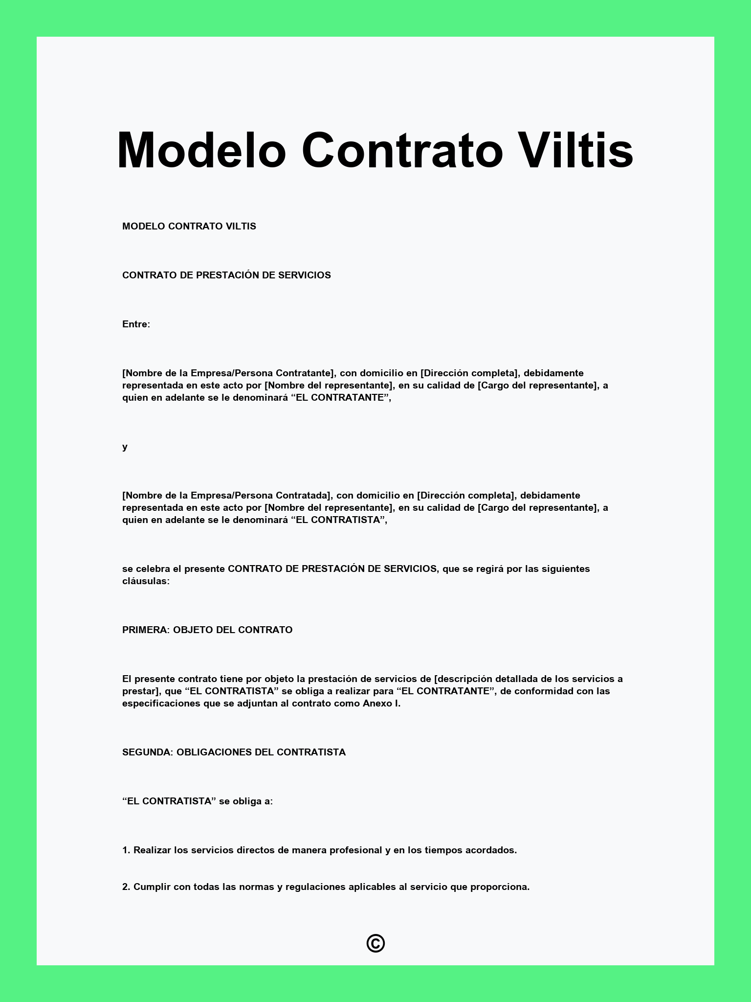 Modelo Contrato Viltis